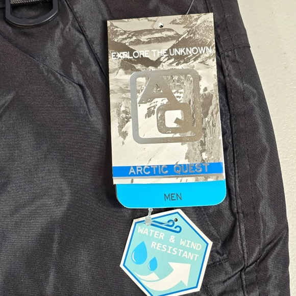 AQ Explore The Unknown Dark Gray Size L Bib Snow Overalls Winter Skiing Active - Picture 9 of 16